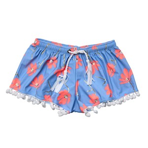 Girls Shorts Leggings: Beach Bloom Swim Shorts