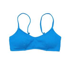 Womens: Womens Marine Blue Bikini Top