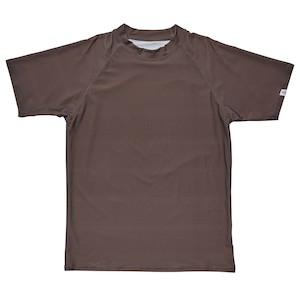 Mens: Mens Chocolate Sustainable SS Rash Top