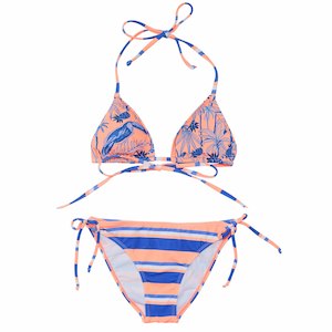 Girls: Tropicana Vacay Sustainable Triangle Bikini