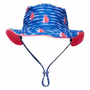 Baby: Sailboat Rock Reversible Bucket Hat