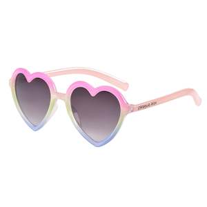 Girls Accessories: Kids Heart Rainbow Sunglasses