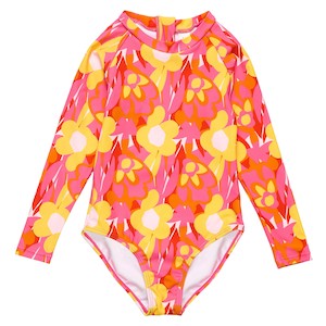 Sale: Pop of Sunshine LS Surf Suit