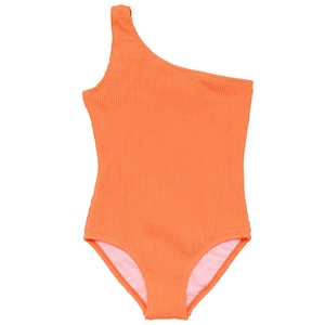 Sale: Tangerine One Shoulder Swimsuit