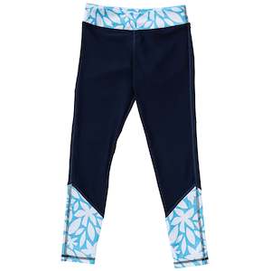 Sale: Aqua Bloom Sustainable Swim Leggings - FINAL SALE
