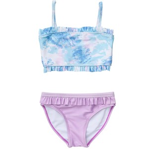 Sky Dye Frilled Bandeau Bikini - FINAL SALE