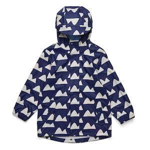 All Adventurewear: Navy Peak to Peak Recycled Unlined Raincoat
