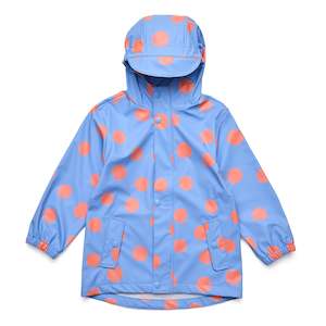 All Adventurewear: Cornflower Dot Recycled Unlined Raincoat