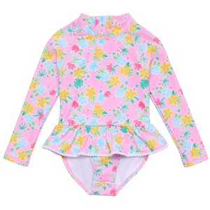 Girls: Buttercup Bloom Skirt Surf Suit