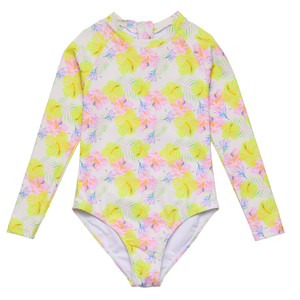 Aloha Vacay Recycled LS Surf Suit