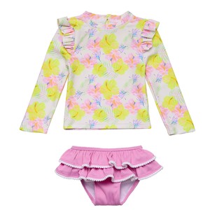 Aloha Vacay Recycled Ruffle Set