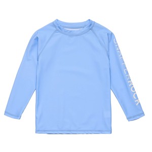 Boys: Seaside Blue LS Rash Top