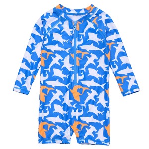 Baby: Shark Squad LS Sunsuit