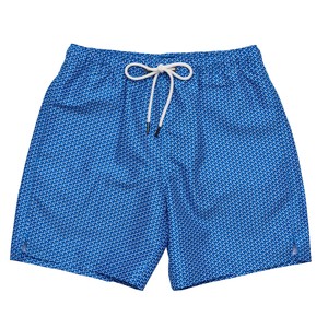 Mens: Mens Geo Grid Swim Short