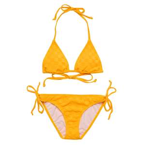 Girls: Check Me Out Marigold Teen Triangle Bikini