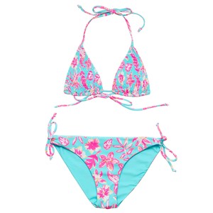 Girls: Tropical Glow Teen Recycled Triangle Bikini