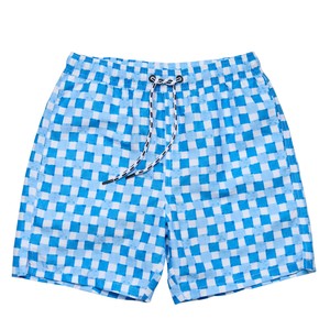 Mens Ocean Grid Swim Short