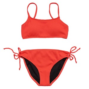 Girls: Teen Period Swim Watermelon Crop Bikini
