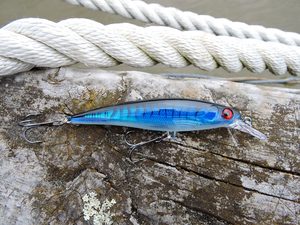 SnapperTackle 110mm Bibbed Minnow - Mackerel - SnapperTackle®