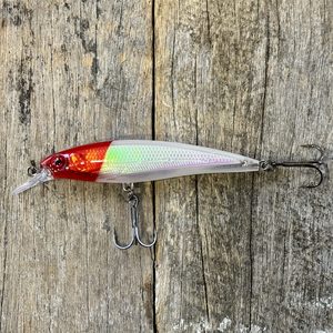 SnapperTackle 110mm Bibbed Minnow - Red Head - SnapperTackle®