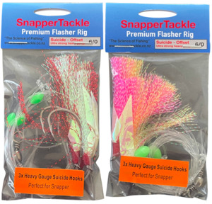Products: SnapperTackle 3 Hook Suicide Flasher Rig - SnapperTackle®