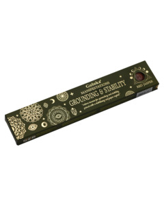 Incense: Grounding & Stability- Vetiver Incense with Red Jasper