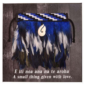 Mini Korowai on Canvas -  E iti noa