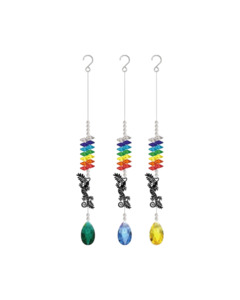 NZ Gecko Crystal Sun Catcher