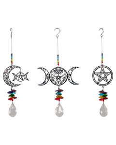 Windchimes Mobiles Hanging Ornaments: Wiccan Suncatchers