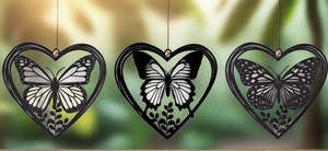 Wall Art: Hanging Oval Fantails