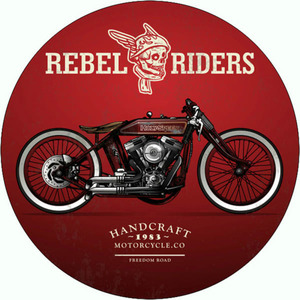 Placemats Coasters: Motor Bike Coaster Set