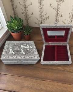 Jewellery Box With Ring Holder Elephant Design