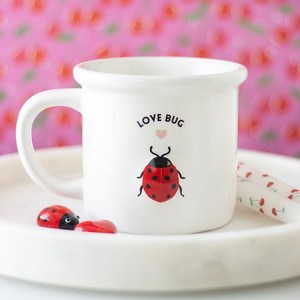 Cups Mugs Teapots: Love Bug Mug with 3D Ladybird NEW!