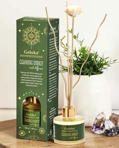 Smudge Sage Palo Santo: Cleansing Energy White Sage & Selenite Reed Diffuser