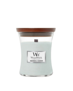 Smudge Sage Palo Santo: WoodWick Sagewood & Seagrass Medium