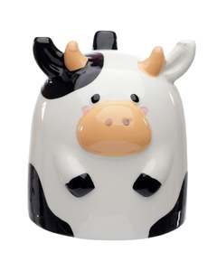 Farm Cow Upside Down Ceramic Shaped Mug