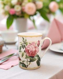 Mugs: Redoute Rose Mug