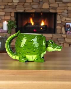Crocodile 3D Bobble Head Mug