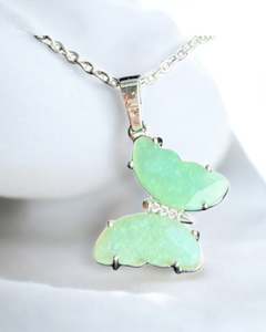 Crystal Jewellery: Pendant, Butterfly, Aventurine