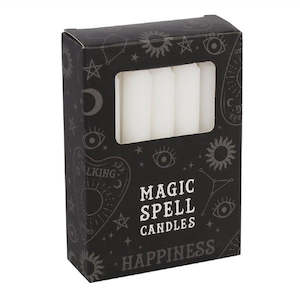 Candles Accessories: White 'Happiness' Spell