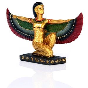 Egyptian: Golden Isis Wings Stretched