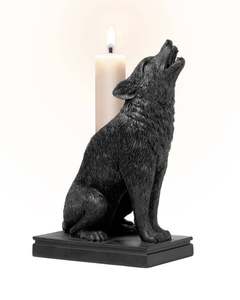 Dogs: Ulula Noctis (Wolf Candlestick) (Candle Holder)