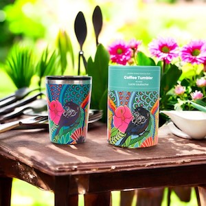 NZ Double Walled S/S Tumbler - Joyful Tui
