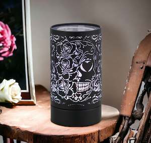 New Led Wax Warmers: Skull & Rose Black - LED Warmer