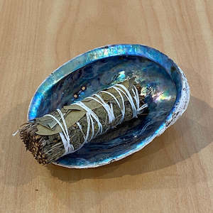 Smudge Sage Palo Santo: Oregano & Bay Leaf & Thyme Smudge 4 inch