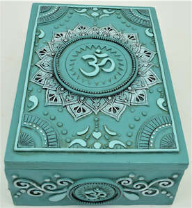 Oracle Tarot Boxes: Teal Ohm Tarot Box