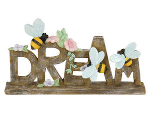 Decorative Plaques: Dream Sign with Bees
