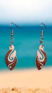 Bone Earrings: Hook Harmony Earrings