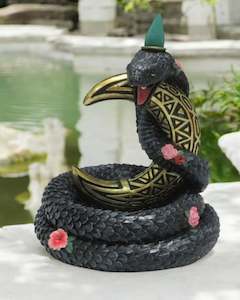 14cm Black Snake Backflow Burn