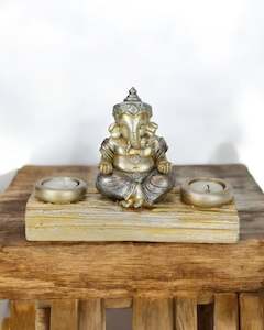 Ganesh Double T/Light Holder